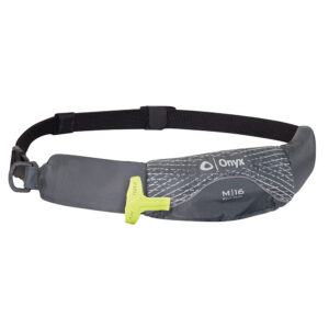 Onyx M-16 Manual Inflatable Belt Pack (PFD) – Grey