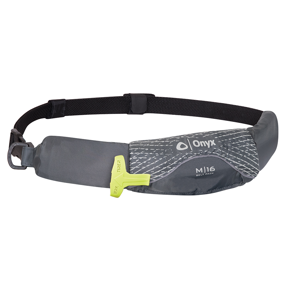 Onyx M-16 Manual Inflatable Belt Pack (PFD) – Grey Onyx M-16 Manual Inflatable Belt Pack (PFD) – Grey