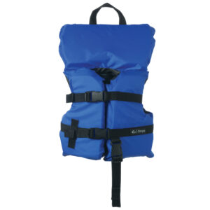Onyx Nylon General Purpose Life Jacket – Infant/Child Under 50lbs – Blue