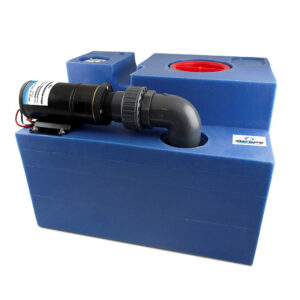 Albin Group 12 Gallon (47L) Waste Water Tank CPL Macerator – 12V