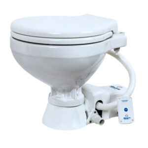 Albin Group Marine Toilet Standard Electric EVO Compact – 24V