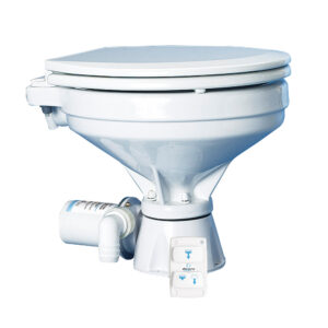 Albin Group Marine Toilet Silent Electric Comfort – 12V
