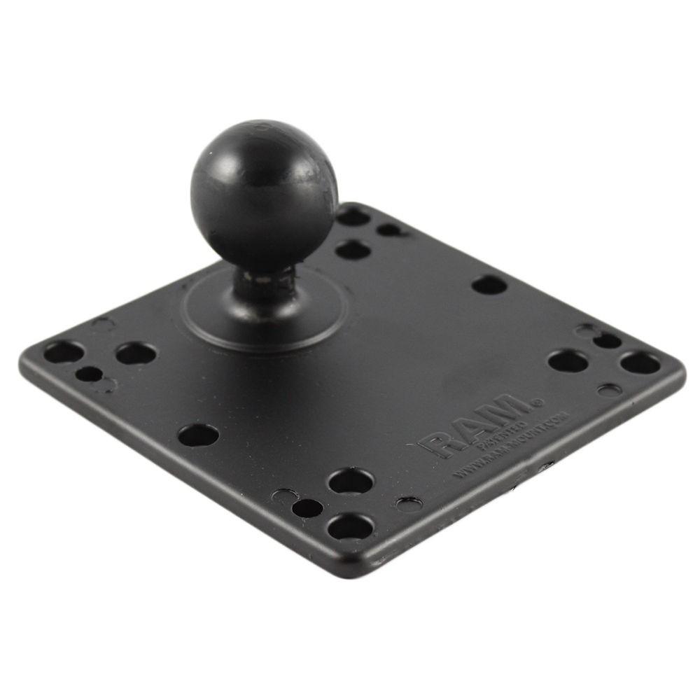 RAM Mount 4.75″ Square Base w/VESA (4 x 75mm) (4 x 100mm) Hole Patterns & 1.5″ Ball RAM Mount 4.75″ Square Base w/VESA (4 x 75mm) (4 x 100mm) Hole Patterns & 1.5″ Ball