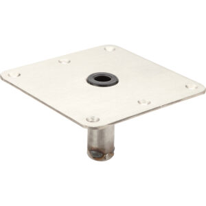 Attwood SWIVL-EZE 7×7 Lock'N-Pin Zinc Plated Steel 3/4″ Pin Base