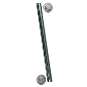 C.E. Smith Package Roller Shaft 1/2″ x 12-3/4″ w/Cap Nuts – Zinc