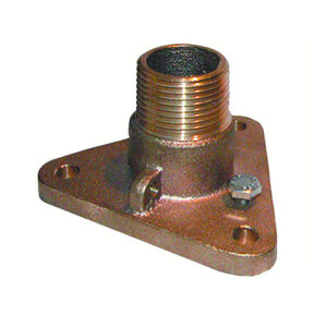 GROCO 1-1/4″ Bronze NPS to NPT Flange Adapter