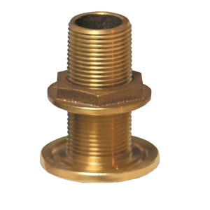 GROCO 1/2″ NPS NPT Combo Bronze Thru-Hull Fitting w/Nut