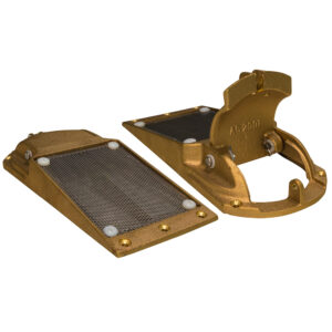 GROCO Perforated Hull Strainer w/Access Door 2″ Max Thru-Hull