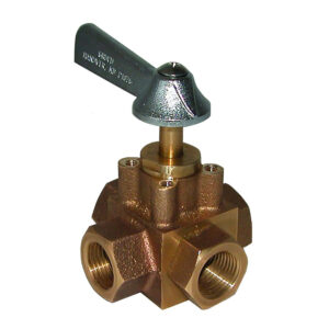 GROCO 1/2″ 4-Port Tank Selector Valve