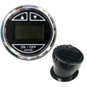 Faria Chesapeake Black 2″ Depth Sounder w/In-Hull Transducer