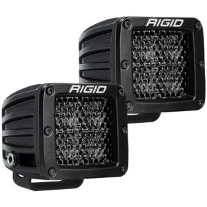 RIGID Industries D-Series Pro Spot Diffused Midnight Surface Mount – Pair
