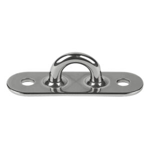 Schaefer Stainless Steel Welded Pad Eye – 2″L x 5/8″W