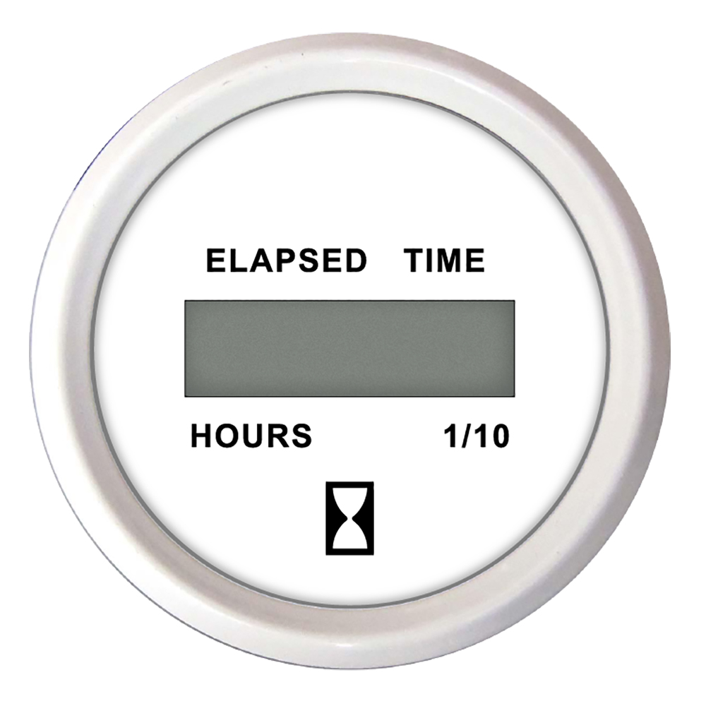 Faria Dress White 2″ Hourmeter (Digital) Faria Dress White 2″ Hourmeter (Digital)