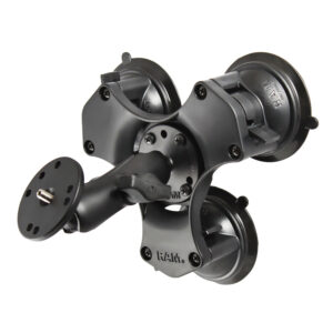 RAM Mount Twist-Lock Triple Suction Mount w/1/4″-20 Stud