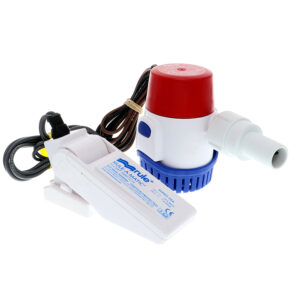 Rule 500 GPH Standard Bilge Pump Kit w/Float Switch – 12V