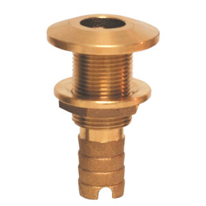 GROCO Bronze Hose Barb Thru-Hull Fitting – 1-1/4″