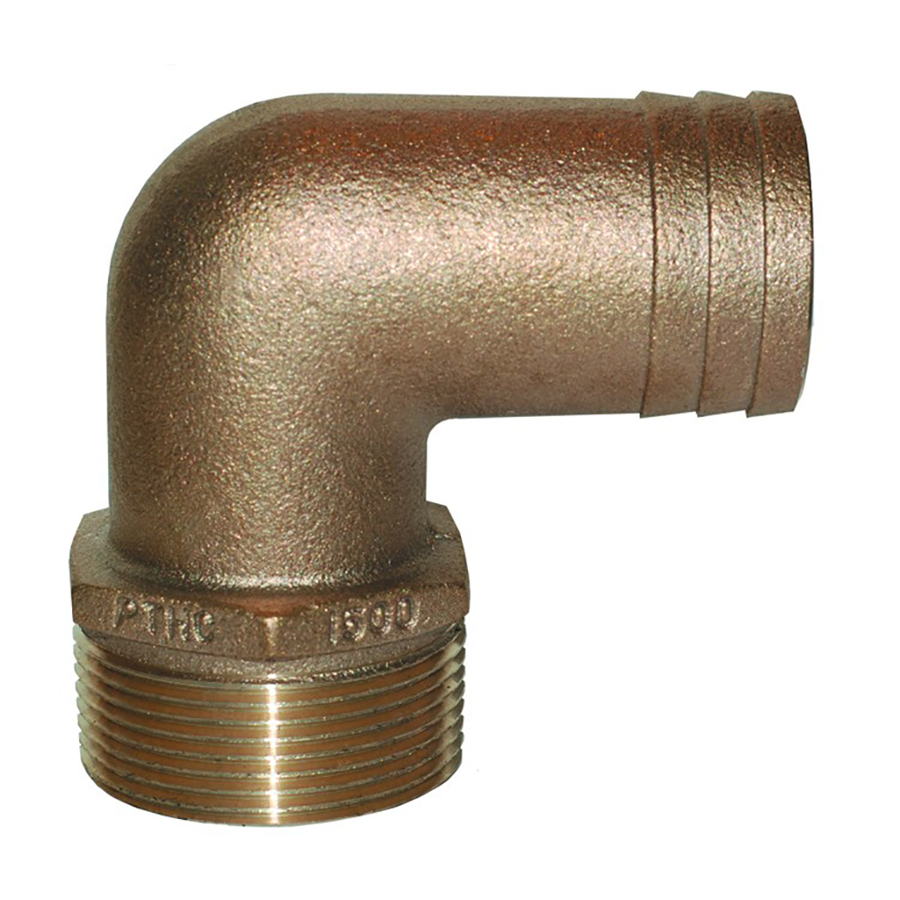 GROCO 1/2″ NPT Bronze 90 Degree Pipe to 1/2″-5/8″ ID Hose GROCO 1/2″ NPT Bronze 90 Degree Pipe to 1/2″-5/8″ ID Hose