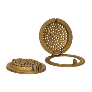 GROCO Bronze Round Hull Strainer w/Access Door f/Up To 2″ Thru-Hull