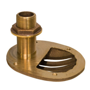 GROCO 2-1/2″ Bronze Combo Scoop Thru-Hull w/Nut