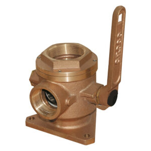 GROCO 1-1/4″ Safety Seacock w/1″ Side Port