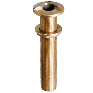GROCO 1-1/4″ Bronze Extra Long High Speed Thru-Hull Fitting w/Nut