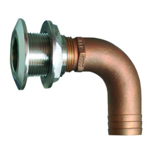 GROCO 2″ 90 Degree Hose Thru-Hull Fitting