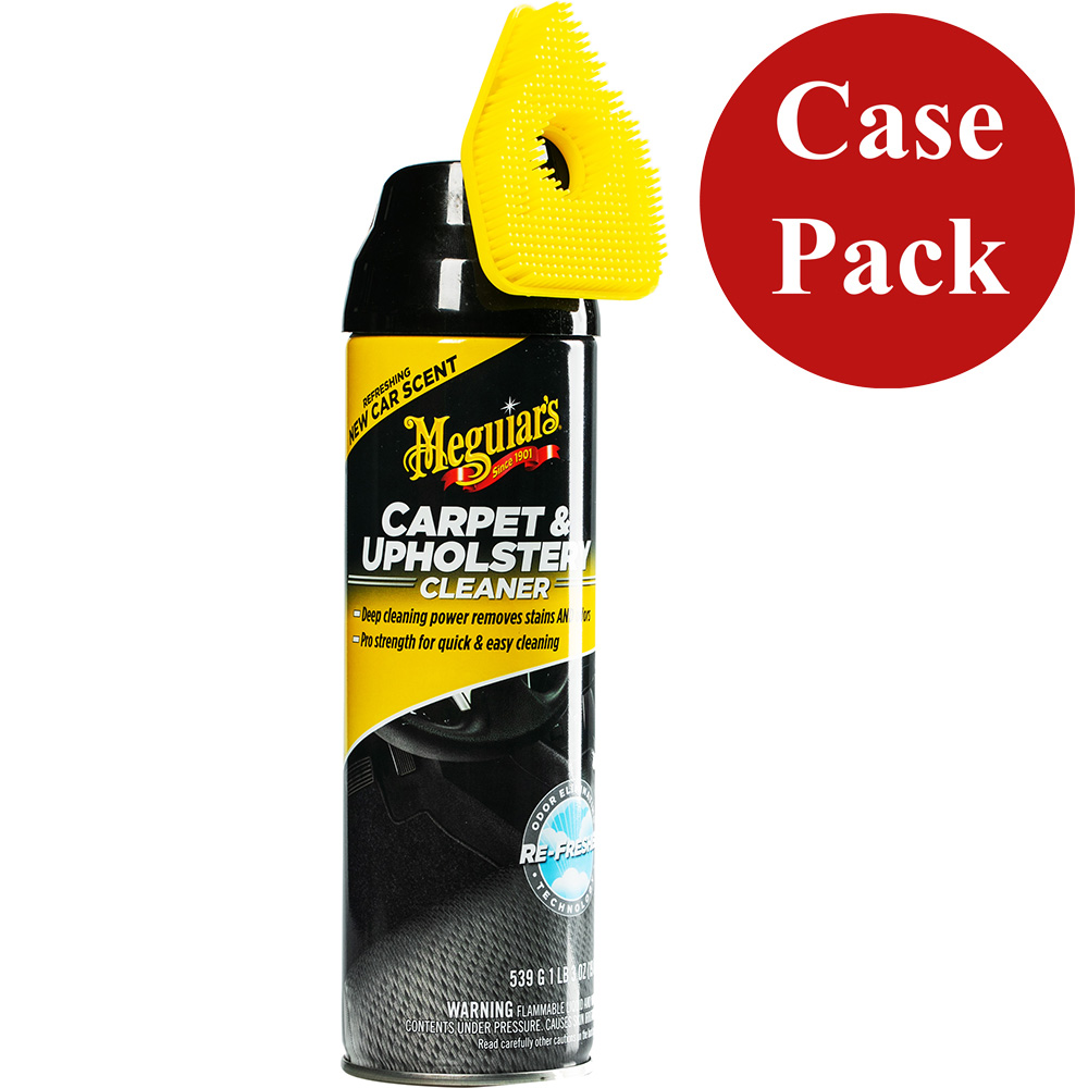 Meguiar's Carpet & Upholstery Cleaner – 19oz. *Case of 6* Meguiar's Carpet & Upholstery Cleaner – 19oz. *Case of 6*
