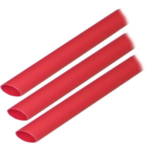 Ancor Heat Shrink Tubing 3/16″ x 3″ – Red – 3 Pieces