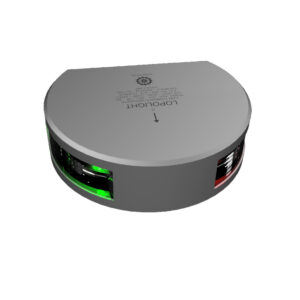 Lopolght Series 201-004 – Starboard & Port Sidelight – 2NM – Vertical Mount – Green/Red – Silver Housing