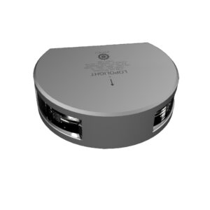 Lopolight 225&deg; Masthead Light – Single – Silver Housing – Vertical Mount