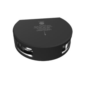 Lopolight Series 201-010 – Masthead Light – 2NM – Vertical Mount – White – Black Housing