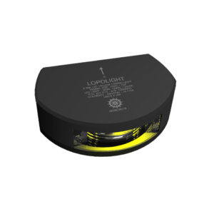 Lopolight Series 201-013 – Stern Towing Light – 2NM – Vertical Mount – Amber – Black Housing
