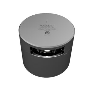 Lopolight Series 301-105 – Stern Light – 3NM – Horizontal Mount – White – Silver Housing
