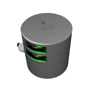 Lopolight Series 301-108 – Double Stacked Navigation Light – 3NM – Horizontal Mount – Green – Silver Housing