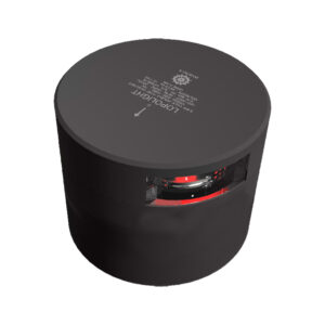 Lopolight Series 301-109 – Navigation Light – 3NM – Horizontal Mount – Red – Black Housing