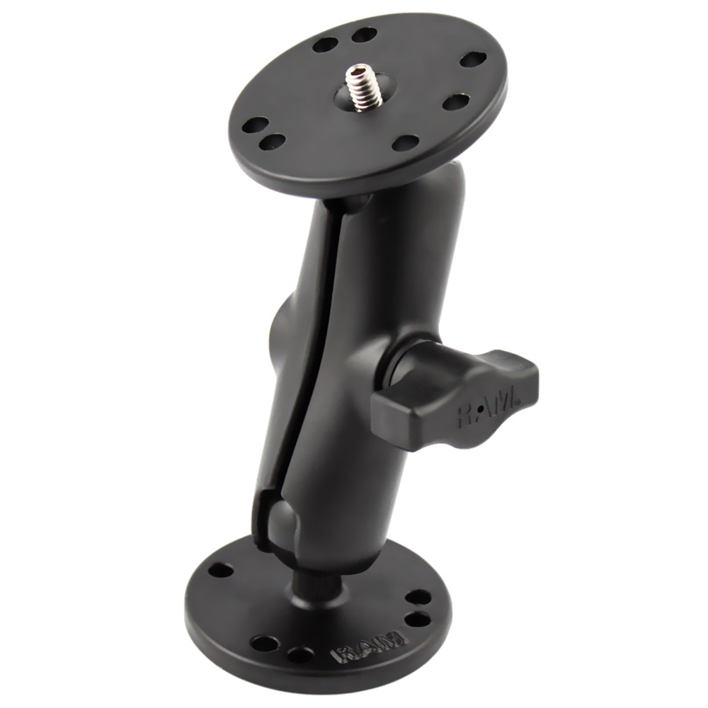 RAM Mount Double Ball Mount w/1/4″-20 Male Thread RAM Mount Double Ball Mount w/1/4″-20 Male Thread