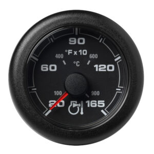 Veratron 52MM (2-1/16″) OceanLink Pyrometer Gauge (1650&deg; F/900&deg; C) – Black Dial & Bezel
