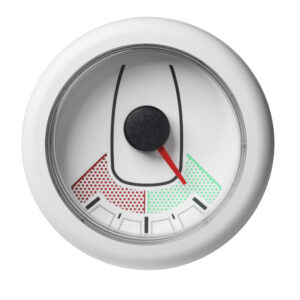 Veratron 52MM (2-1/16″) OceanLink Rudder Angle Gauge – Left/Right – White Dial & Bezel