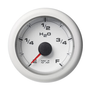 Veratron 52MM (2-1/16″) OceanLink Waste Water Gauge – White Dial & Bezel