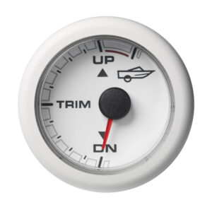 Veratron 52MM (2-1/16″) OceanLink Engine Trim – Up/Down – White Dial & Bezel