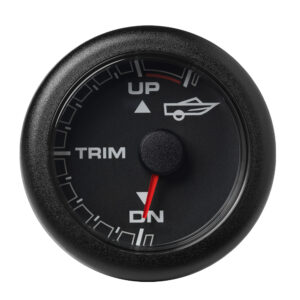 Veratron 52MM (2-1/16″) OceanLink Engine Trim Gauge – Black Dial & Bezel