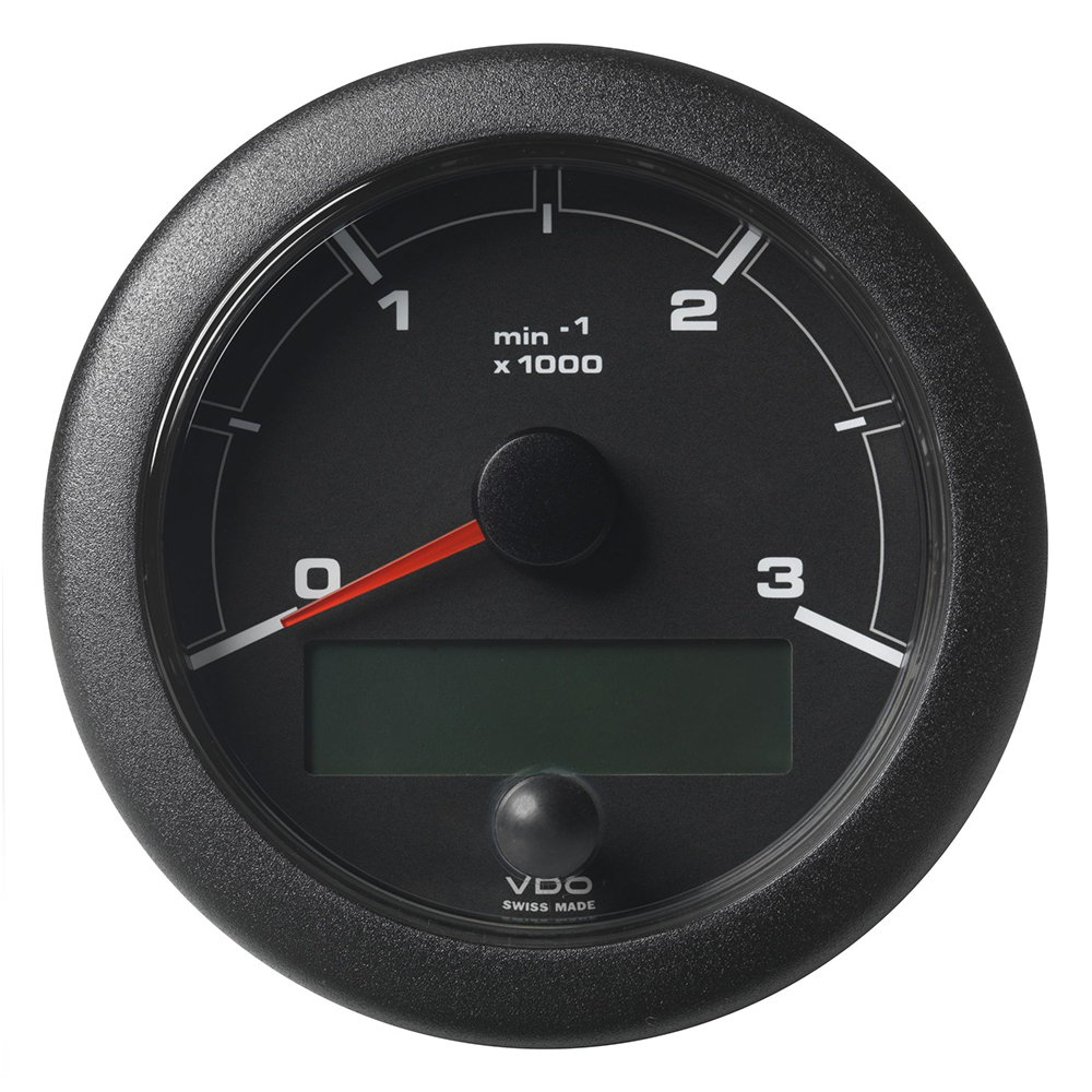 Veratron 3-3/8″ (85mm) OceanLink Tachometer 3000 RPM – Black Dial & Bezel Veratron 3-3/8″ (85mm) OceanLink Tachometer 3000 RPM – Black Dial & Bezel