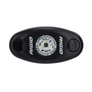 RIGID Industries A-Series Black High Power LED Light Single – Red