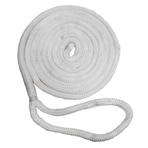 New England Ropes 3/4″ Double Braid Dock Line – White – 50'