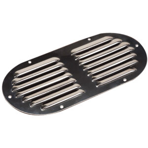 Sea-Dog Stainless Steel Louvered Vent – Oval – 9-1/8″ x 4-5/8″