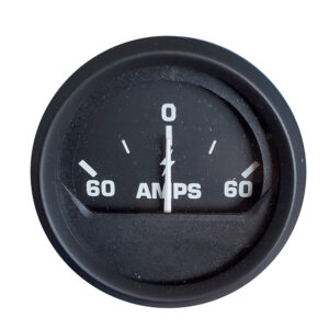 Faria Euro Black 2″ Ammeter Gauge (60-0-60 AMP)