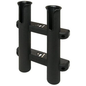 Sea-Dog Two Pole Side Mount Rod Storage Rack – Black