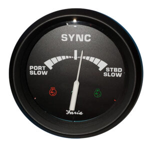 Faria 4″ Gauge Engine Synchronizer f/Dual Engines Gas & Diesel