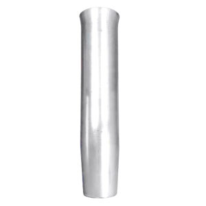 Tigress Weld On Aluminum Flared Rod Holder w/o Blade Mill Finished 10″