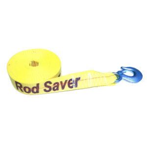 Rod Saver Heavy-Duty Winch Strap Replacement – Yellow – 2″ x 25'